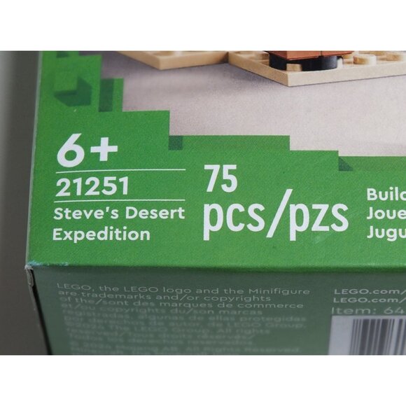 LEGO Minecraft Steve's Desert Expedition 21251 NEW SEALED 2024 - Picture 2 of 8